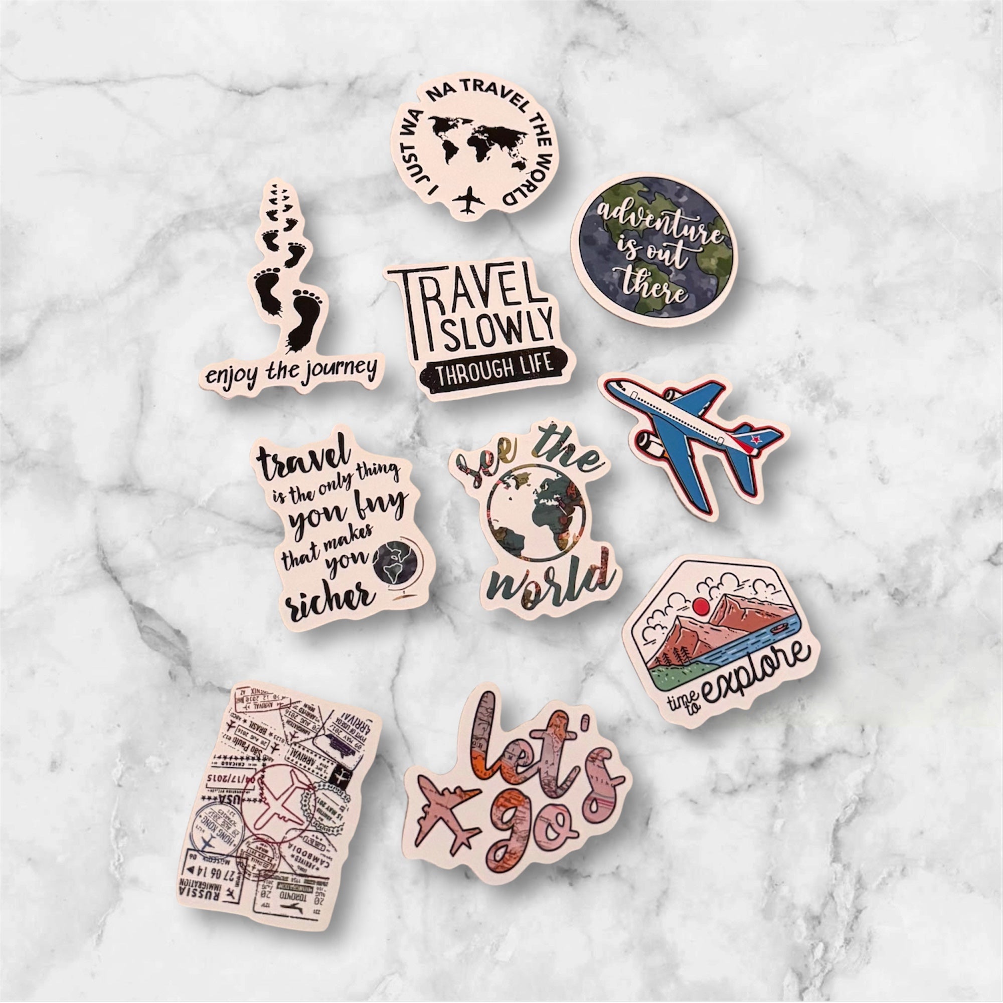 Famous World Cities Stickers