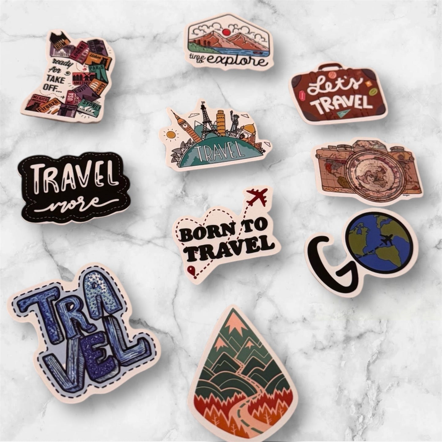 Famous World Cities Stickers