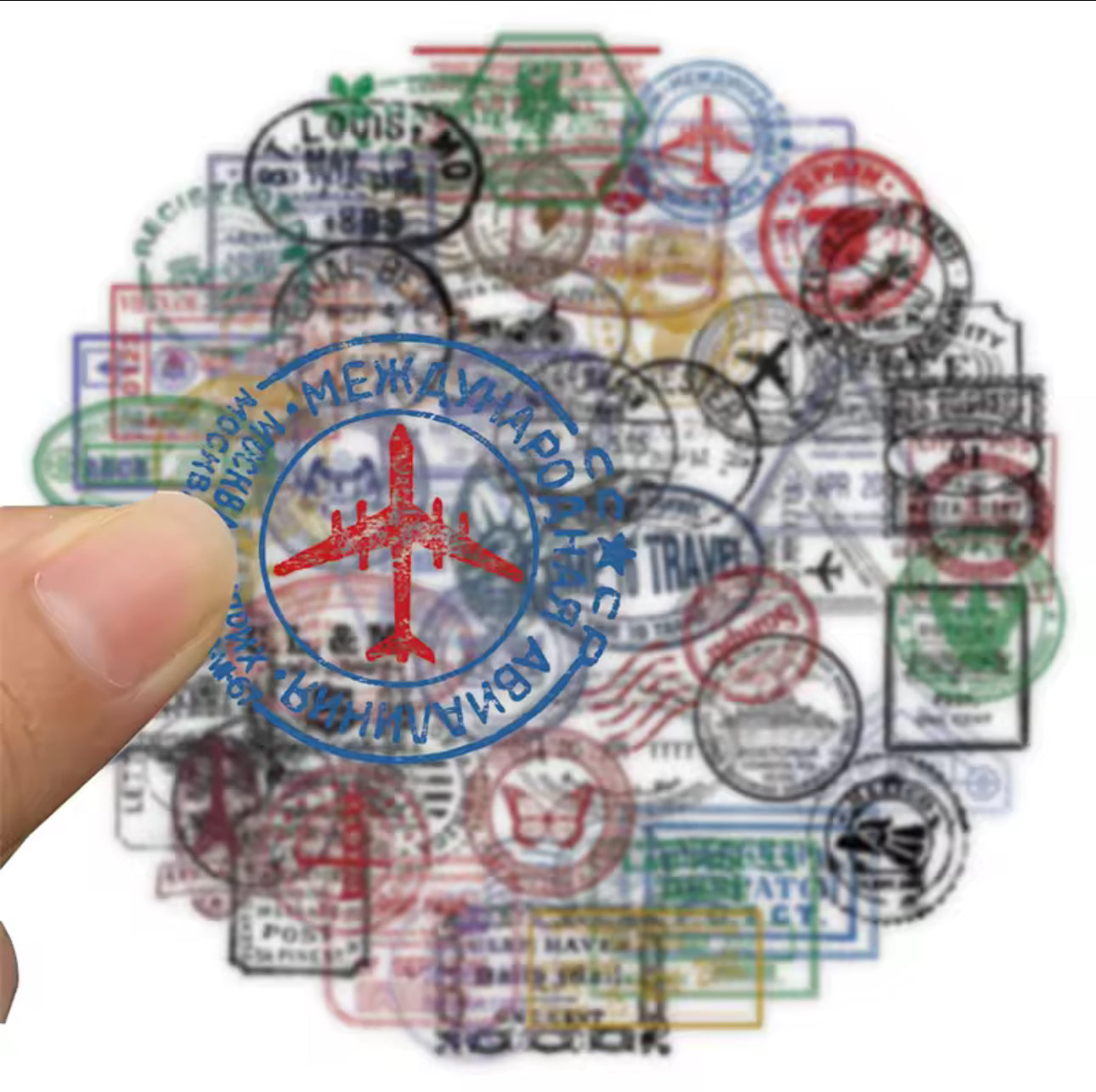 Stamp sticker