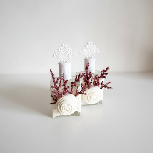 Powdery fragrance party favors